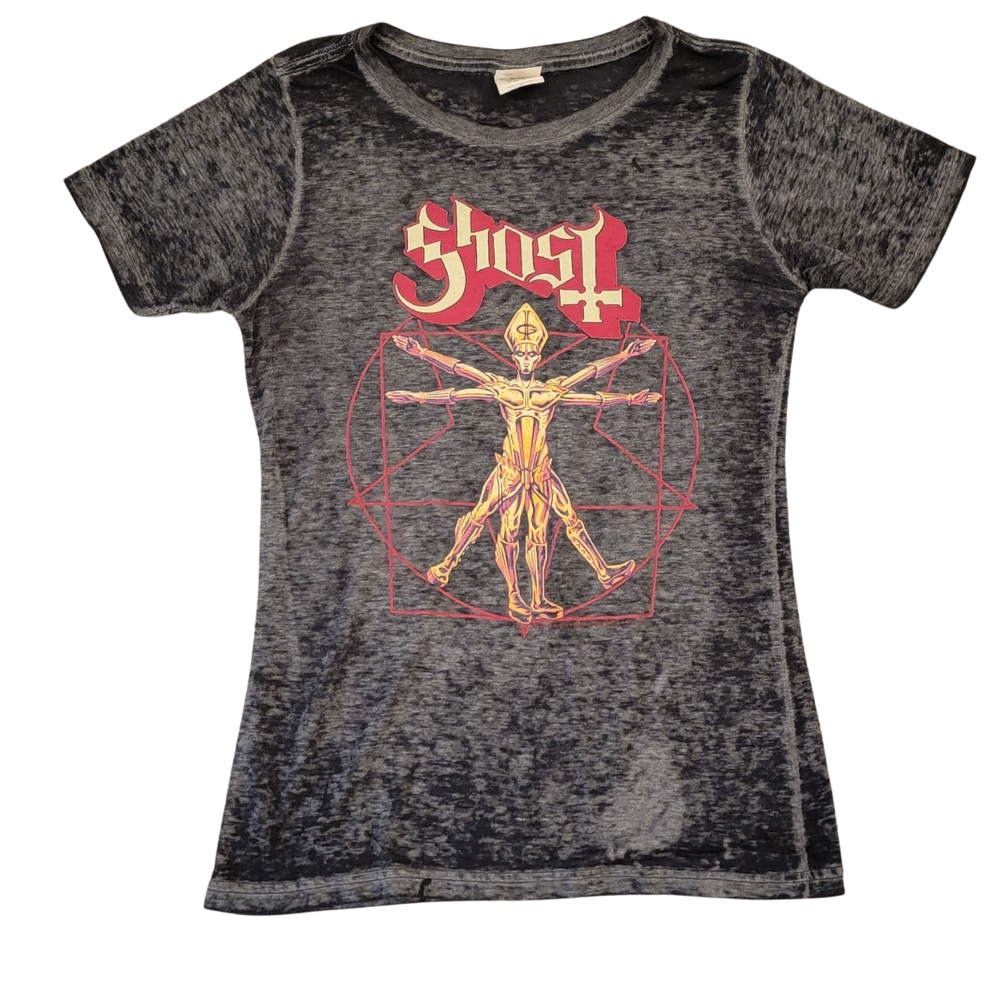 Ghost Concert T-Shirt Black Graphic Tee